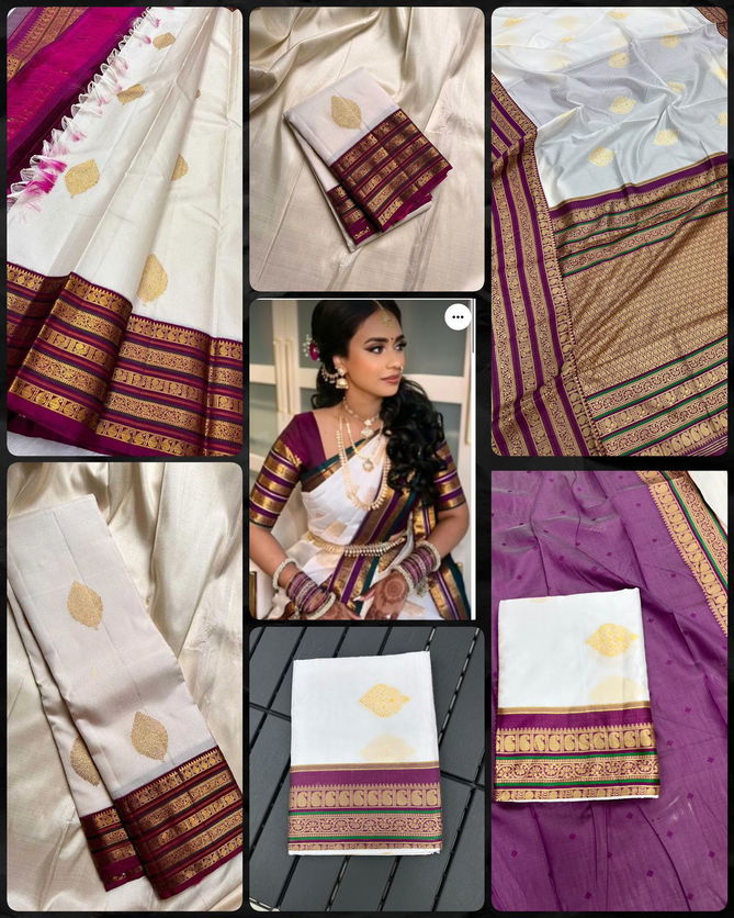 Sweat By Aab White Designer Soft Lichi Silk Sarees Wholesale Price In Surat